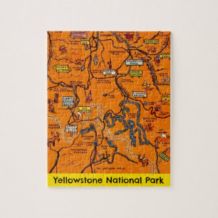 Puzzle du parc national Yellowstone