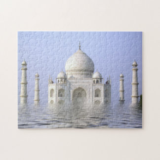 Puzzle du Taj-Mahal et de l'eau