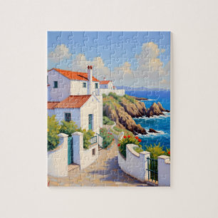 Puzzle du village côtier portugais