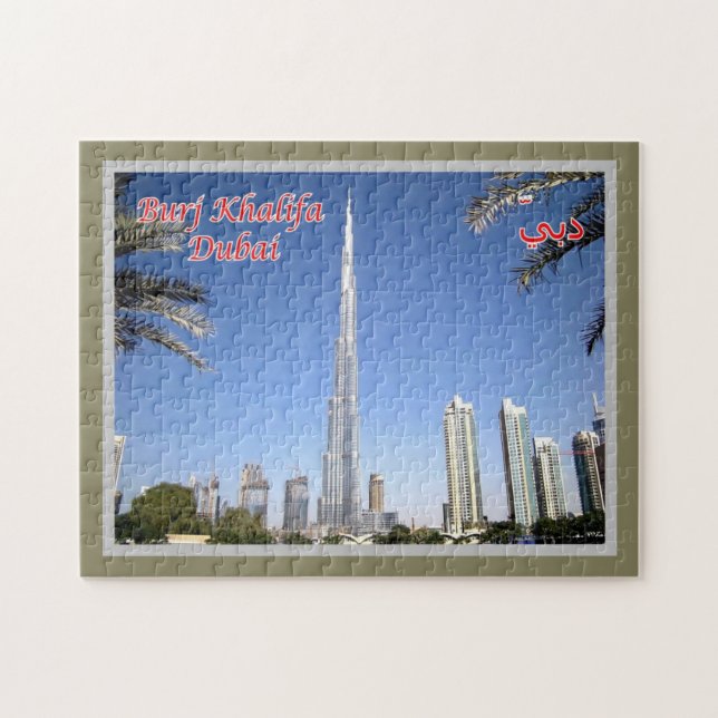 Puzzle Dubaï - Burj Khalifa - Le plus haut gratte-ciel - (Horizontal)