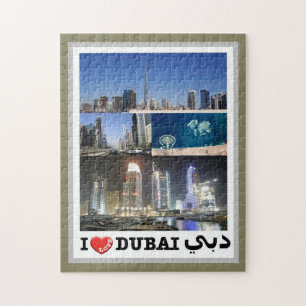 Puzzle Dubaï - I Love -