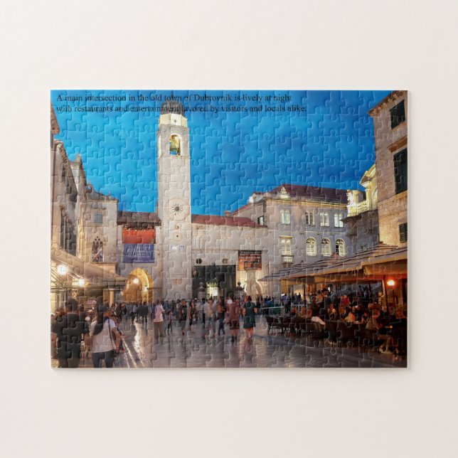 Puzzle Dubrovnik Vieille ville Croatie (Horizontal)