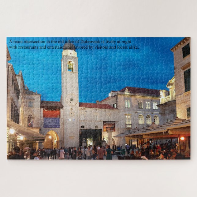 Puzzle Dubrovnik Vieille ville Croatie Grande (Horizontal)