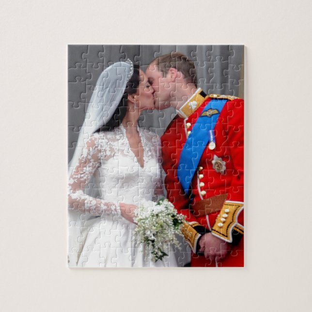 Puzzle Duc et duchesse du mariage royal de Cambridge (Vertical)