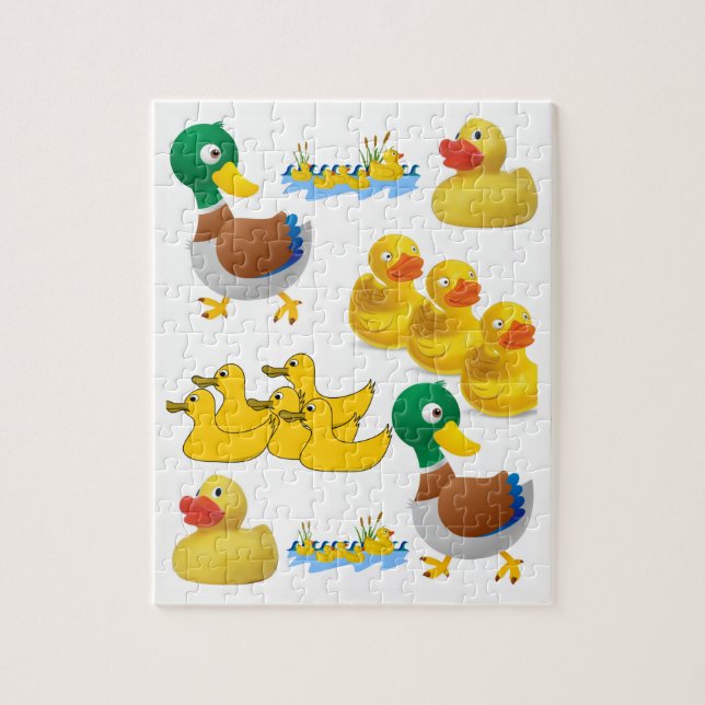 Puzzle Duck Jigsaw (Vertical)