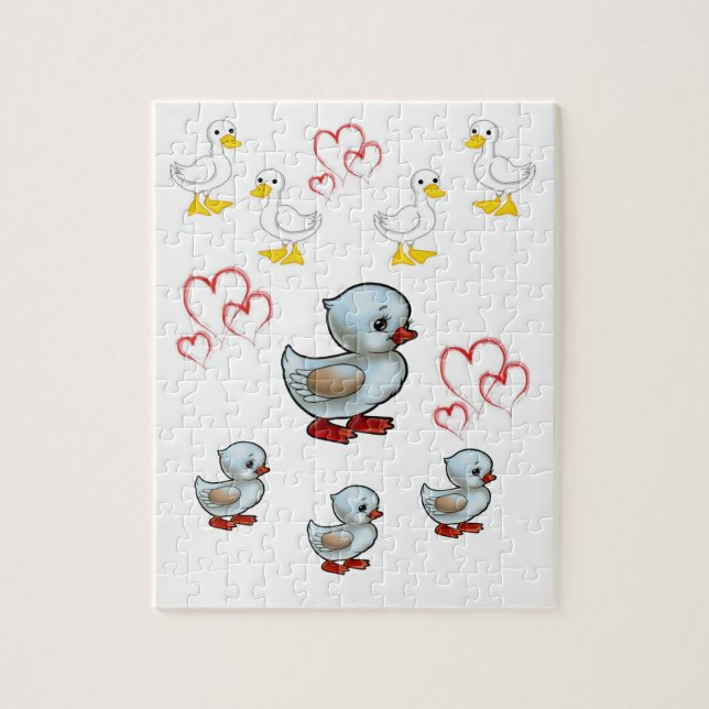 Puzzle Duck Jigsaw (Vertical)