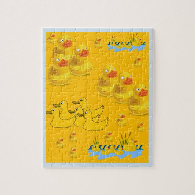 Puzzle Duck Jigsaw (Vertical)