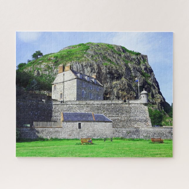 Puzzle Dumbarton Castle, Dumbarton Rock Voyage /Écosse (Horizontal)