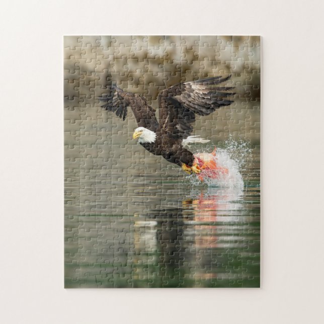 Puzzle Eagle chauve explosif (Vertical)