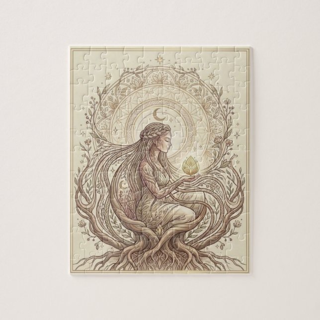 Puzzle Earth Priestess (Vertical)