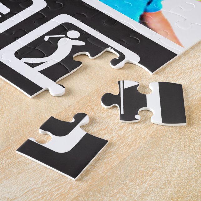 Puzzle Eat Sleep Golf (Côté)