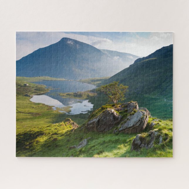 Puzzle Eau | Pen yr Ole Wen Lake Idwal Snowdonia Park (Horizontal)