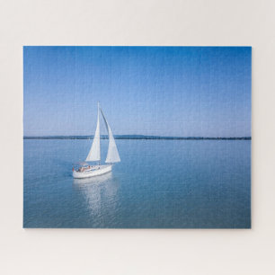 Puzzle Eau   Yacht au lac Balaton en Hongrie
