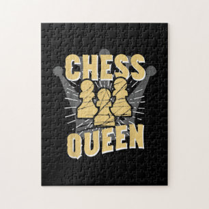 Puzzle Échecs Queen Enfants & Femmes Cadeau
