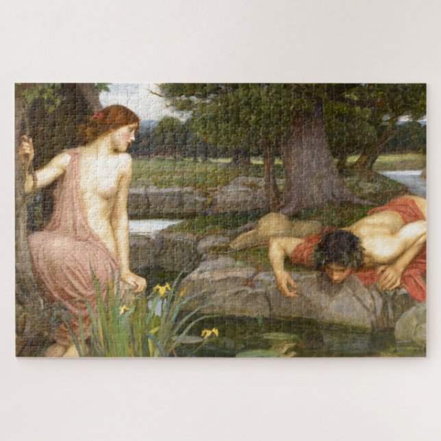 Puzzle Écho et narcisse par John William Waterhouse (Horizontal)