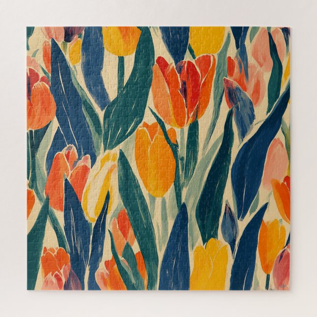 Puzzle Éclat printanier des tulipes (Vertical)