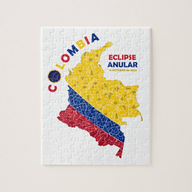 Puzzle Eclipse annuel Colombie (Vertical)