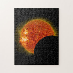 Puzzle Éclipse solaire en cours