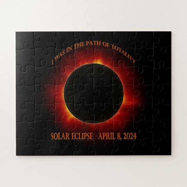 Puzzle Éclipse solaire totale (Horizontal)