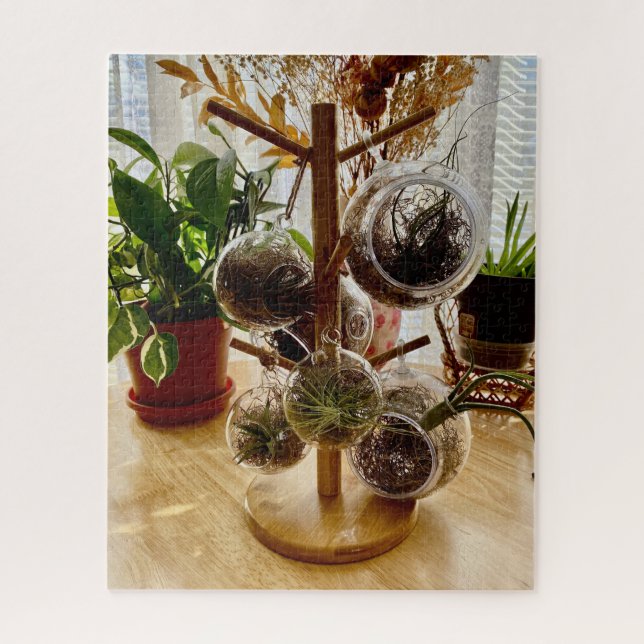 Puzzle Écran de table florale éclairé (Vertical)