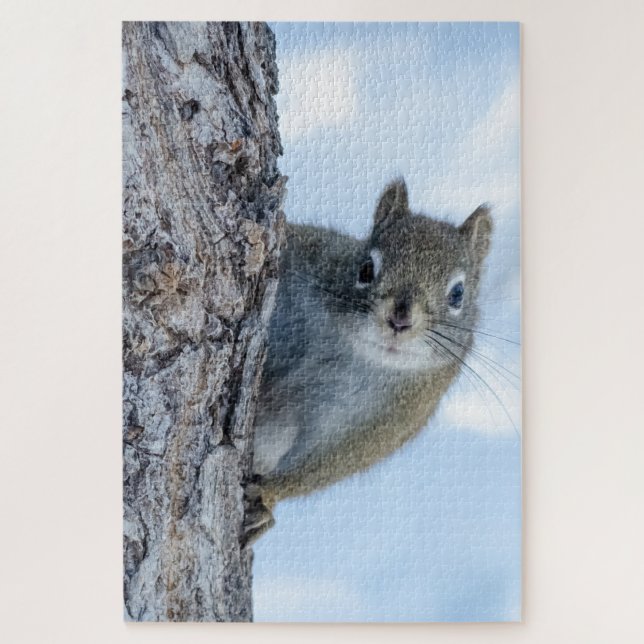 Puzzle Écureuil d'hiver, animal Brown, photo canadienne (Vertical)