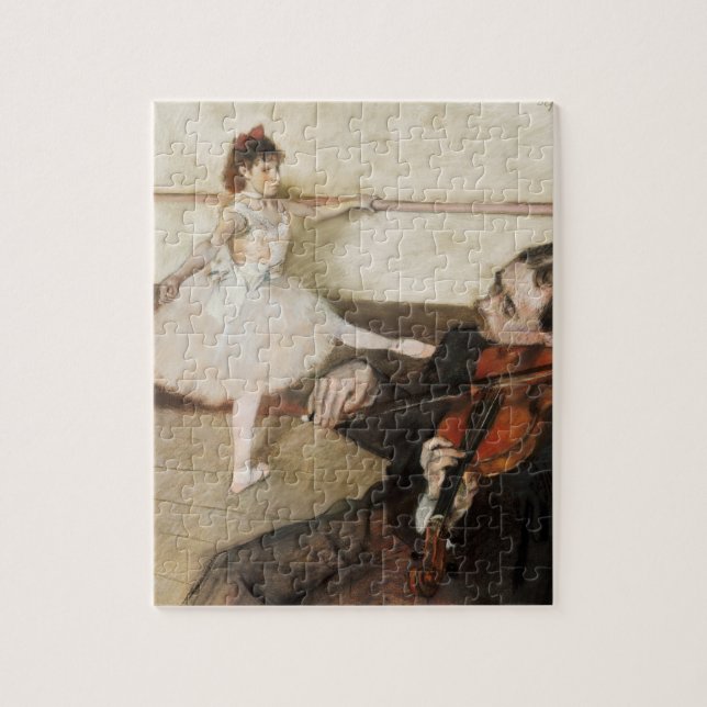 Puzzle Edgar Degas. Cours de danse. Impressionnisme vinta (Vertical)