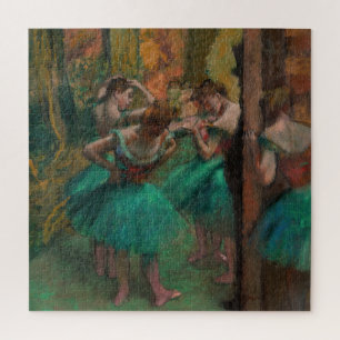 Puzzle Edgar Degas - Danseurs, rose et vert