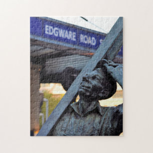 Puzzle Edgeware Road Station Statue - 11x14 - 252 pcs.