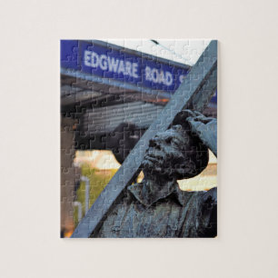 Puzzle Edgeware Road Station Statue - 8x10 - 110 pcs.