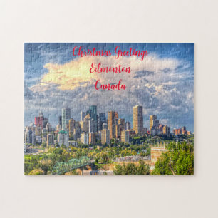 Puzzle Edmonton Ville Canada.
