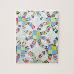Puzzle Édredon de patchwork coloré