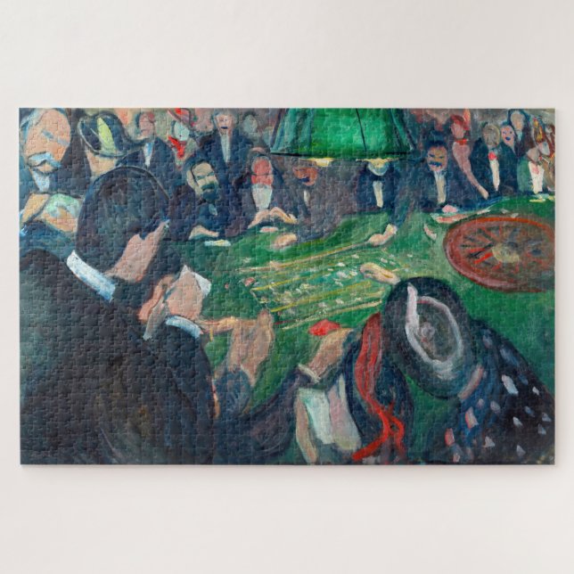 Puzzle Edvard Munch - Table de roulette à Monte Carlo (Horizontal)