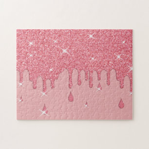 Puzzle Effet Parties scintillant rose et étincelles