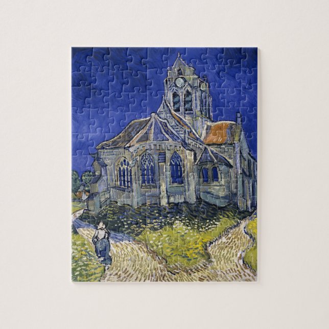 Puzzle Église à Auvers par Van Gogh Peinture Art (Vertical)