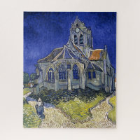 Église à Auvers par Van Gogh Peinture Art