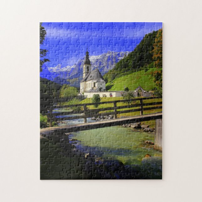 Puzzle Église de Bach Allemagne. (Vertical)