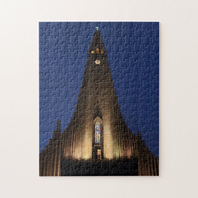 Puzzle Église de Hallgrímskirkja Islande (Vertical)