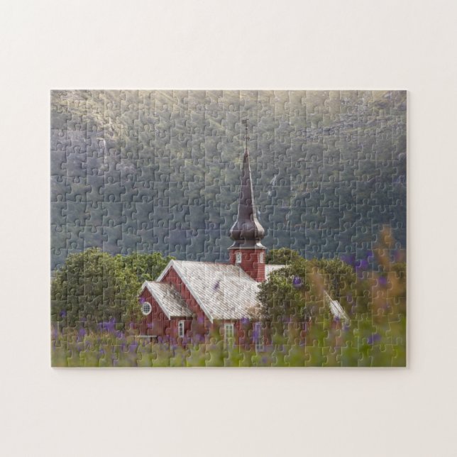 Puzzle Église de Norvège Lofoten (Horizontal)