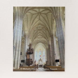 Puzzle Eglise St Michael, Cluj-Napoca, Roumanie, sur une