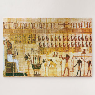 Puzzle Egyptian pharoah papyrus,