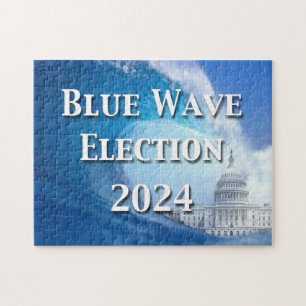 Puzzle Élection Blue Wave 2024