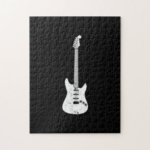 Puzzle Electric Guitar Med Guitarist Musician Player