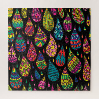 Puzzle Elégance florale, arrière - plan abstrait.