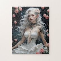 Elégance Imaginaire : Elfe avec Rose