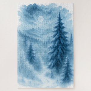 Puzzle Elégant Forêt d'hiver Cadeaux de vacances d'entrep
