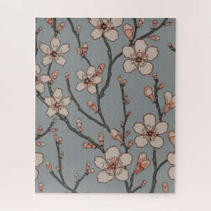 Puzzle Élégant Motif Fleur rose Douce Fleur Fleur de Ceri