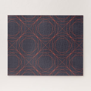 Puzzle Elégant, simple, animé, moderne ligne motif art