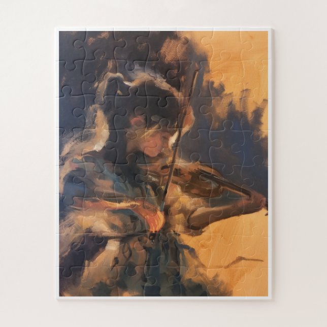 Puzzle elegant violen (Vertical)