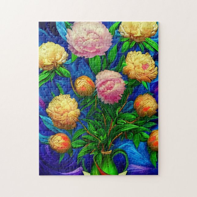Puzzle Elégante Collection de Belle Peony (Vertical)