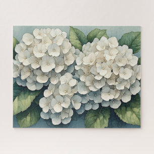 Puzzle Élégante œuvre d'art sur les fleurs d'hortensia